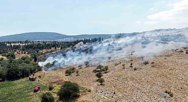 Menteşe'deki makilik yangını kontrol altına alındı