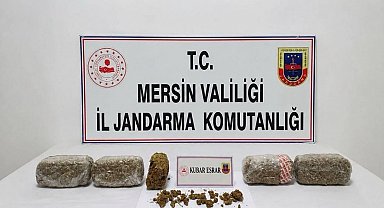 Mersin'de 6 kilo 300 gram kubar esrar ele geçirildi: 2 tutuklama