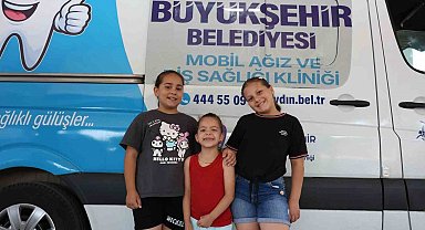 Mobil ağız ve diş sağlığı klinikleri 5 ilçede vatandaşlarla buluştu