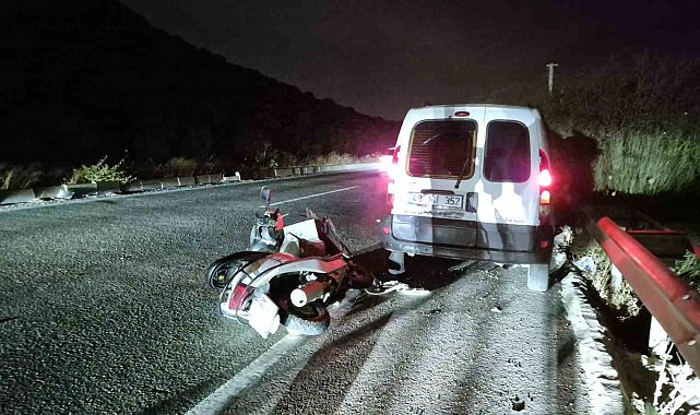 Motosiklet sürücüsü hayatını kaybetti