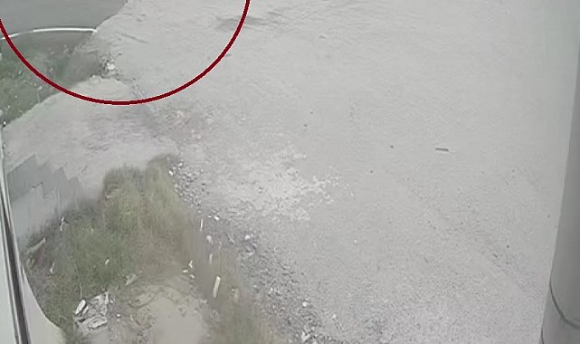 Motosiklet ve bisikletli çocuğun çarpıştığı anlar kamerada