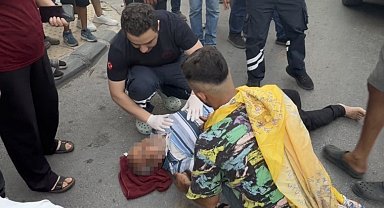 Motosikletin çarptığı yaşlı adamın eşi gözyaşlarına boğuldu