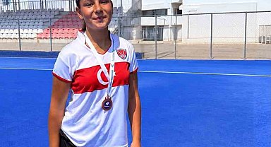 Muğlalı Hokey Milli oyuncu, Avrupa üçüncüsü oldu