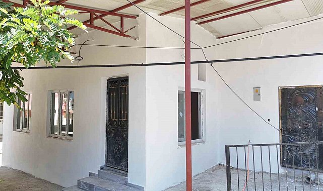 Nazilli Belediyesi Aksu'da atıl durumdaki köy konağını baştan sona yeniledi