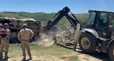 Nemrut Kalderası'ndaki kaçak yapılar yıkıldı