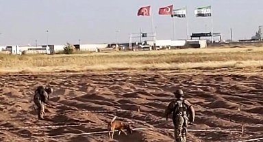 Öncüpınar Sınır Hattı'nda mayın temizleme çalışmaları sürüyor