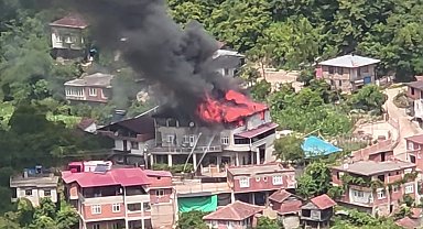 Ordu'da 3 katlı binada yangın