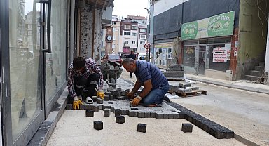 Ordu'da güvenli kaldırım çalışmaları