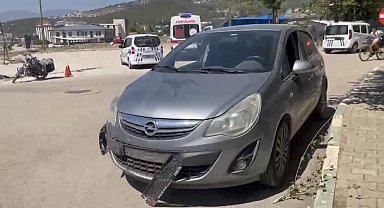 Osmaniye'de motosiklet ile otomobil çarpıştı: 1 yaralı