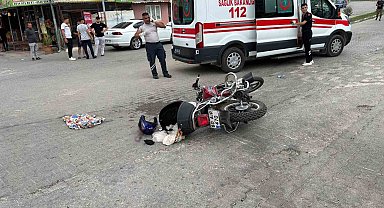 Osmaniye'de otomobil ile motosiklet çarpıştı: 1 yaralı