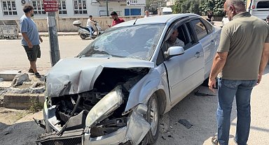 Osmaniye'de otomobiller çarpıştı: 1 yaralı