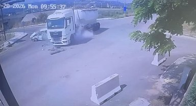 Osmaniye'de tanker ile otomobil çarpıştı: 2 yaralı