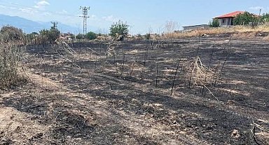 Otluk alanda çıkan yangın büyümeden söndürüldü