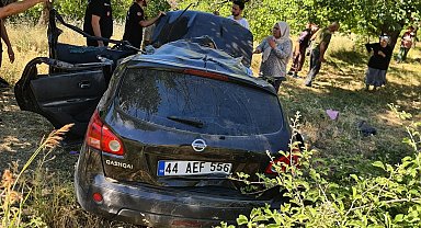 Otomobil şarampole devrildi: 1 yaralı