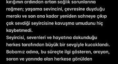 Oyuncu Zihni Göktay hayatını kaybetti