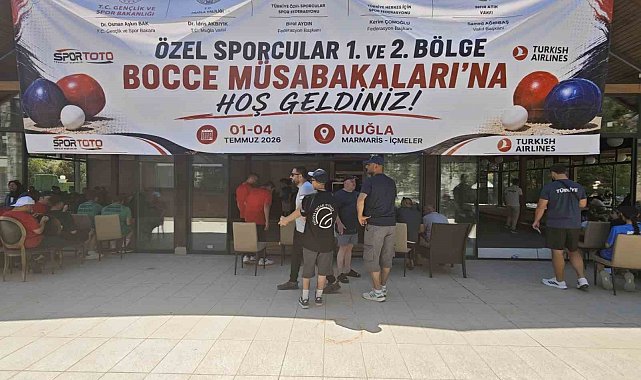 Özel sporcular Bocce Türkiye şampiyonası Muğla'da başladı