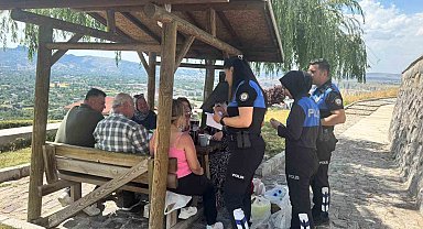 Polis vatandaşları yangınlar konusunda uyardı