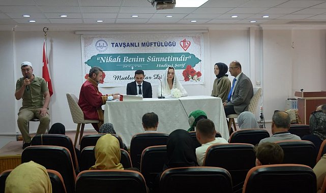 "İki İnsan Bir Hayat" projesiyle Tavşanlı'da anlamlı nikâh