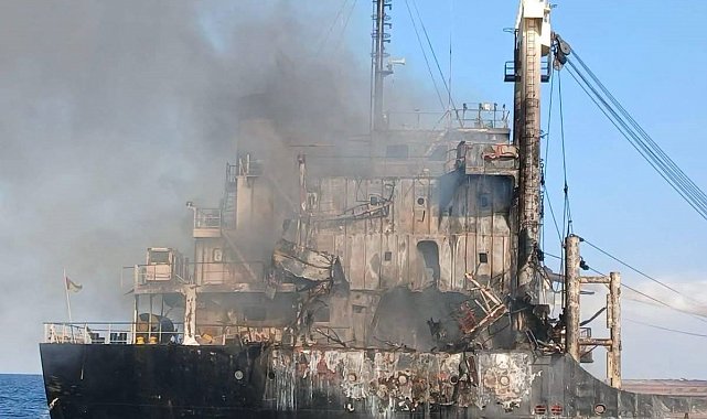 Rusya, Karadeniz'de yük gemisini vurdu: 5 ölü, 5 kişiden haber alınamıyor