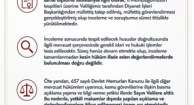 Sakarya Valiliğinden sahte imam iddialarına ilişkin açıklama