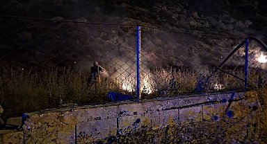 Samandağ'da makilik yangını