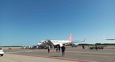 Samsun Çarşamba Havalimanı'nın 6 aylık yolcu sayısı 788 bini aştı