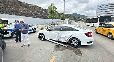 Samsun Şehir Hastanesi yerleşkesinde kaza: 1 yaralı