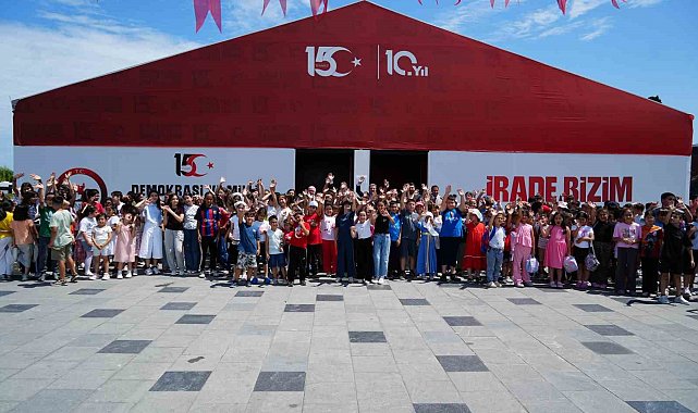 Samsun'da 15 Temmuz çadırına yoğun ilgi