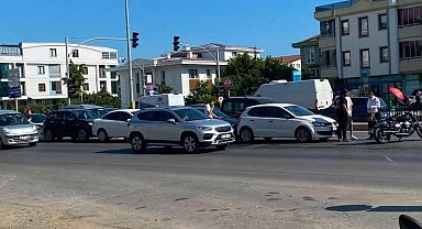 Samsun'da 5 araçlı zincirleme kaza