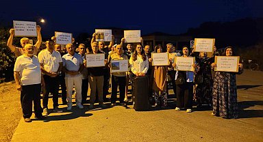 Samsun'da mahalle sakinlerinden dron ile ilaçlama tepkisi