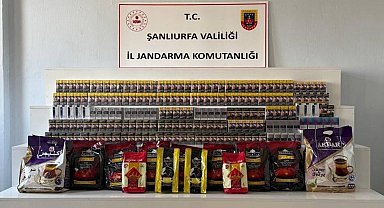 Şanlıurfa'da gümrük kaçağı ürünler ele geçirildi