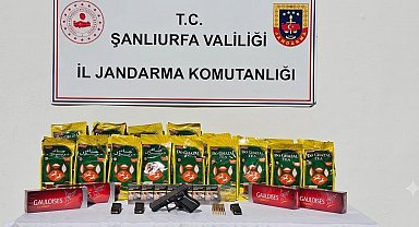 Şanlıurfa'da ruhsatsız silah ve kaçak ürün ele geçirildi
