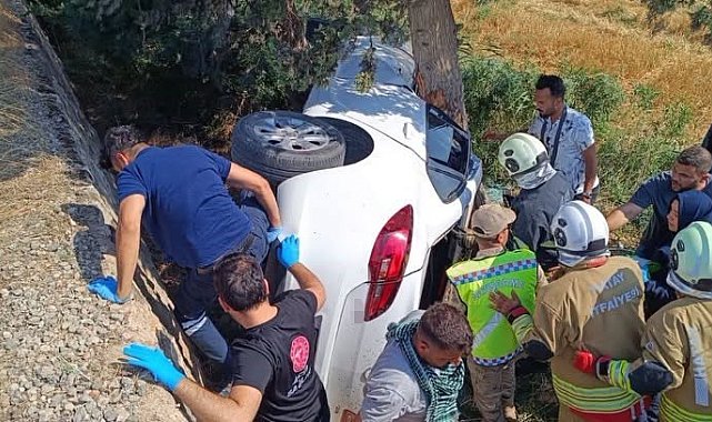 Şarampole devrilen otomobilin sürücüsü günlerdir süren hayat mücadelesini kaybetti