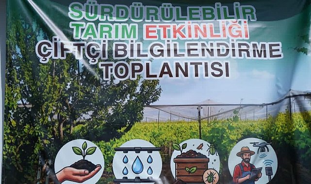 Sarıgöl'de sürdürülebilir tarım eğitimlerine yoğun ilgi