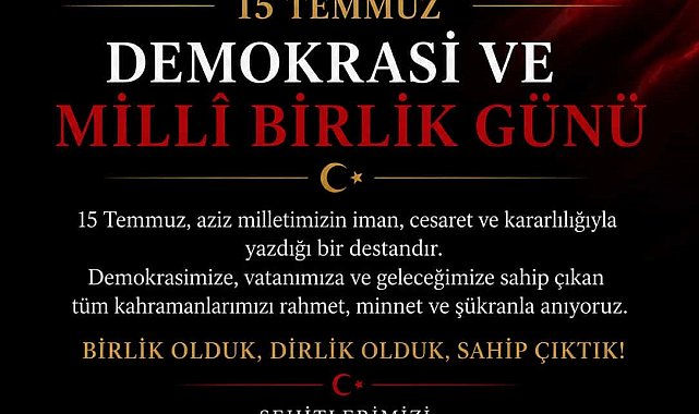 SATKOF ve USTKON Genel Başkanı Bay'dan 15 Temmuz mesajı