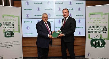 Şekerbank ve TESK iş birliğiyle esnafa anında finansman desteği