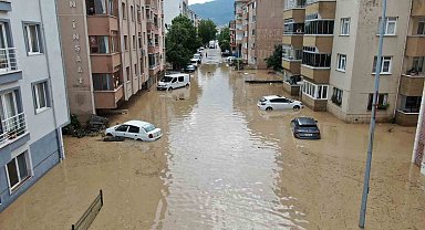 Selin vurduğu ilçe havadan görüntülendi