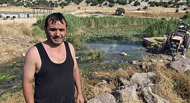 Sıcaktan bunalanlar su kanallarına koştu