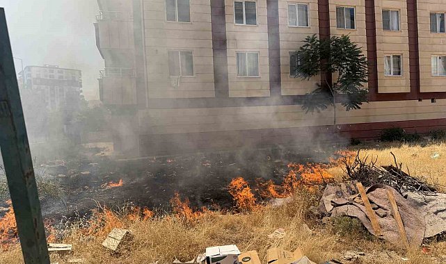 Siirt'te korkutan yangın