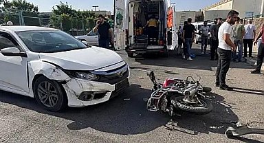 Siirt'te otomobil ile motosiklet çarpıştı: 2 yaralı