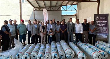 Sinop'ta 83 çiftçiye yüzde 50 hibeli sera örtüsü desteği