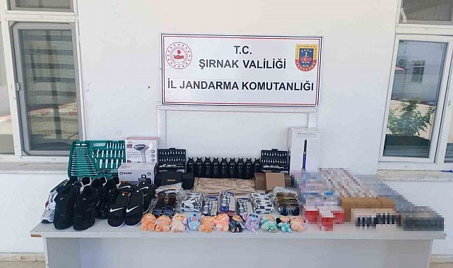 Şırnak'ta jandarmadan kaçakçılığa büyük darbe: 8 milyon liralık kaçak ürün ele geçirildi