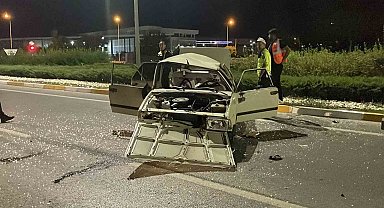 Sivas'ta Fiat Tofaş otomobil takla attı: 1'i ağır 3 yaralı
