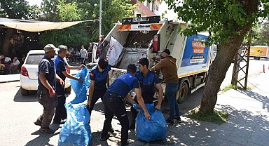 Siverek'te ele geçirilen tonlarca bozuk ürün imha edildi