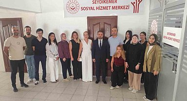 Sosyal Hizmetler İl Müdürü Selçuk Seydikemer'de denetim gerçekleştirdi