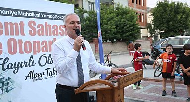 Süleymaniye Mahallesinde Yeni Semt Sahası Törenle Açıldı