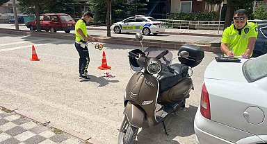 Tavşanlı'da motosiklet kazası, 1 yaralı