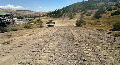 Tavşanlı'da orman yangınlarına karşı güvenlik şeridi oluşturuldu