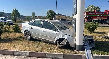 Tavşanlı'da trafik kazası: 2 yaralı