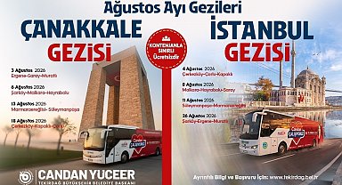 Tekirdağ'da tarih ve kültür gezileri için Ağustos takvimi belli oldu